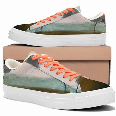 Men Before The Sunset Low Top Canvas Shoes