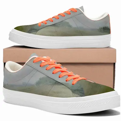 Men Mini Landscape Low Top Canvas Shoes