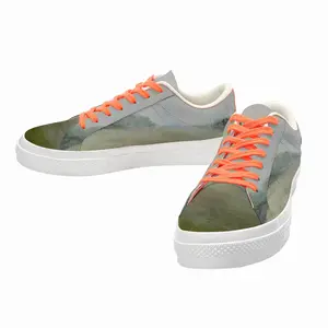 Men Mini Landscape Low Top Canvas Shoes