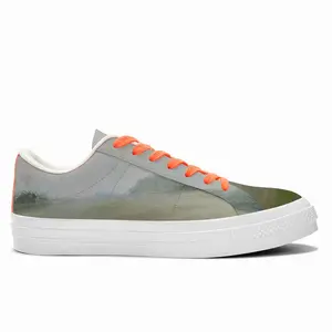 Men Mini Landscape Low Top Canvas Shoes