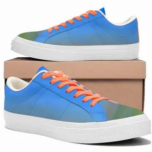 Men Watching The Sunset Low Top Canvas Shoes