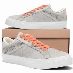 Men Peaceful Landscape Low Top Canvas Shoes