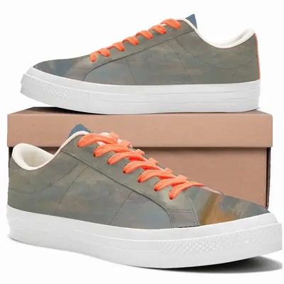 Men How The Clouds Are Balanced Low Top Canvas Shoes