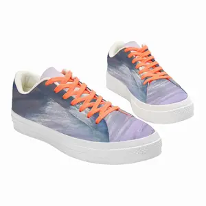 Men Autumn Leaves Low Top Canvas Shoes