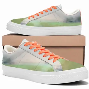 Men Where The Grass Is Always Green Low Top Canvas Shoes