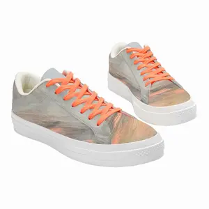 Men Bare Trees Autumn Low Top Canvas Shoes