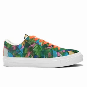 Men The Snake Low Top Canvas Shoes