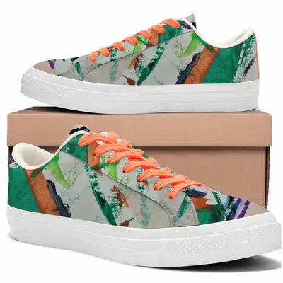 Men Picture I Low Top Canvas Shoes