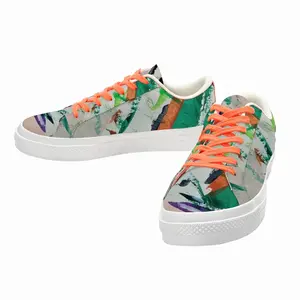 Men Picture I Low Top Canvas Shoes