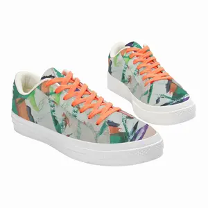 Men Picture I Low Top Canvas Shoes