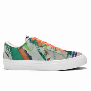 Men Picture I Low Top Canvas Shoes