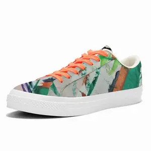 Men Picture I Low Top Canvas Shoes