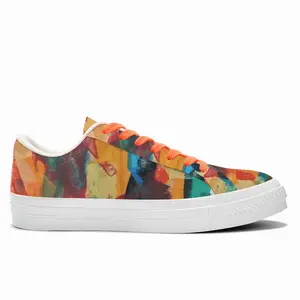 Men Turtle Low Top Canvas Shoes