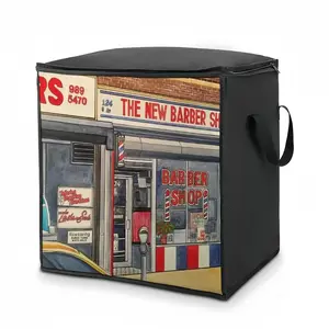 The New Barber Shop New York City Quilt Storage Bag