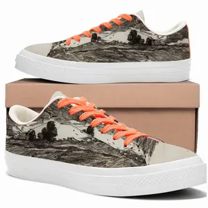 Men Parisian Pavement Low Top Canvas Shoes