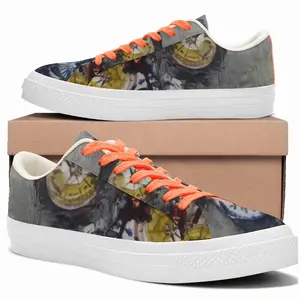 Men Bikers Low Top Canvas Shoes