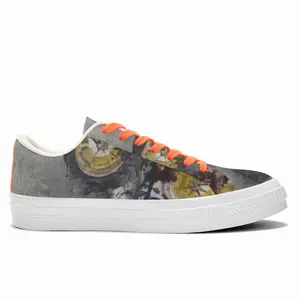 Men Bikers Low Top Canvas Shoes