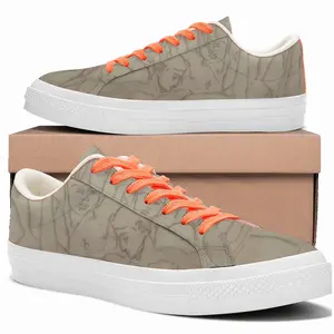 Men Philippe X Low Top Canvas Shoes