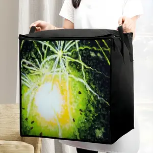 Green Fireworks Quilt Storage Bag