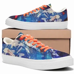 Men Space Station Low Top Canvas Shoes