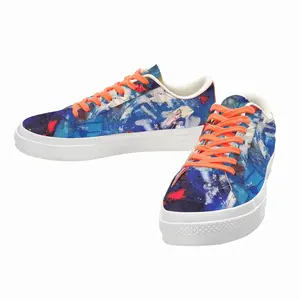 Men Space Station Low Top Canvas Shoes