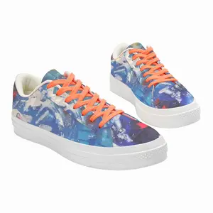 Men Space Station Low Top Canvas Shoes