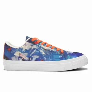 Men Space Station Low Top Canvas Shoes