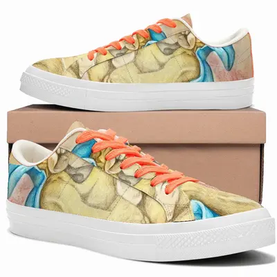 Men Ssssshhhh Low Top Canvas Shoes