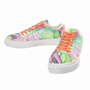 Men Snorkle Dragon Low Top Canvas Shoes