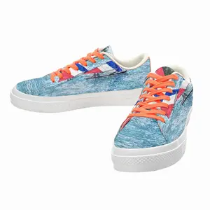 Men Sailboat At Holmes Low Top Canvas Shoes