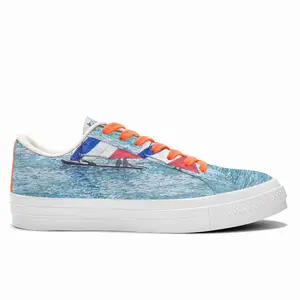 Men Sailboat At Holmes Low Top Canvas Shoes