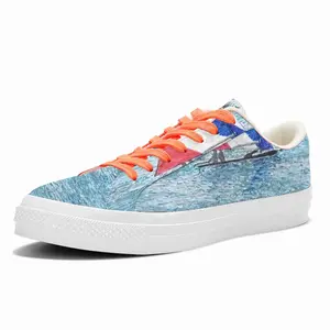 Men Sailboat At Holmes Low Top Canvas Shoes