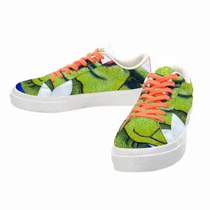 Men Red Eyed Yahwen Low Top Canvas Shoes