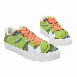 Men Red Eyed Yahwen Low Top Canvas Shoes