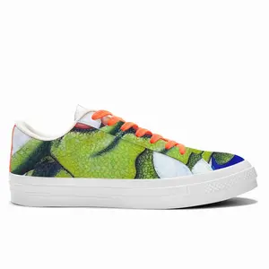 Men Red Eyed Yahwen Low Top Canvas Shoes