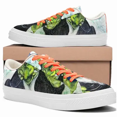 Men Lizard Wizard Low Top Canvas Shoes