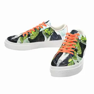 Men Lizard Wizard Low Top Canvas Shoes