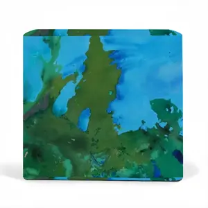 Green Figures Mysteries Waterproof Sofa Cover