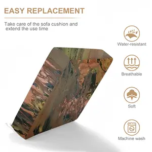 Bronze Abstraction Waterproof Sofa Cover