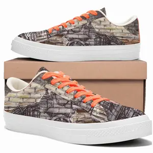 Men Haymarket Music Low Top Canvas Shoes