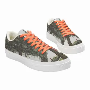 Men Golf Course Tree Low Top Canvas Shoes