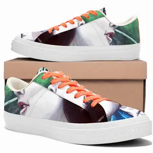 Men Flower Child Low Top Canvas Shoes