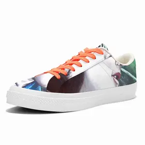 Men Flower Child Low Top Canvas Shoes