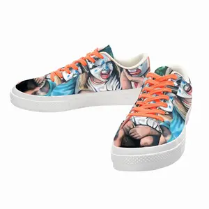 Men Clowns Low Top Canvas Shoes