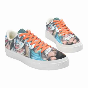 Men Clowns Low Top Canvas Shoes