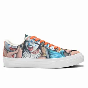 Men Clowns Low Top Canvas Shoes