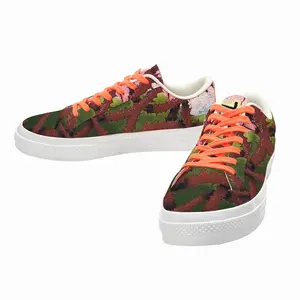 Men Calvary Through Thorns Low Top Canvas Shoes