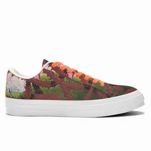 Men Calvary Through Thorns Low Top Canvas Shoes