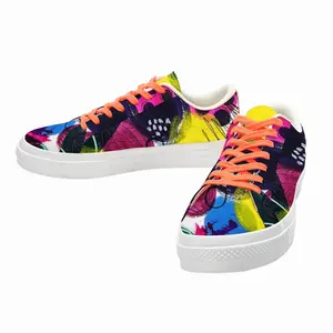 Men Viva Magenta Low Top Canvas Shoes