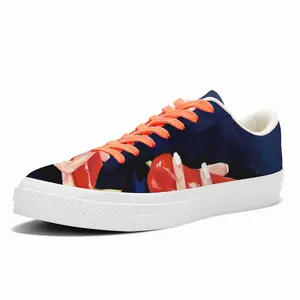 Men Red Pepper Low Top Canvas Shoes